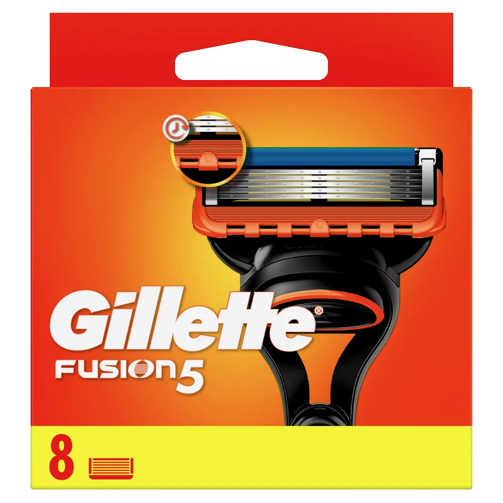 Gillette Fusion5 Ostrza wymienne do maszynki do golenia dla mężczyzn, 8 sztuk 