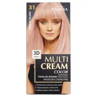Joanna Multi Cream Color farba do włosów, różany blond 31.5, 1 szt.