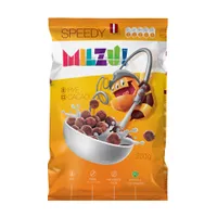 MILZU! BIO Zwinność płatki żytnio-owsiane kulki kakaowe, 250 g