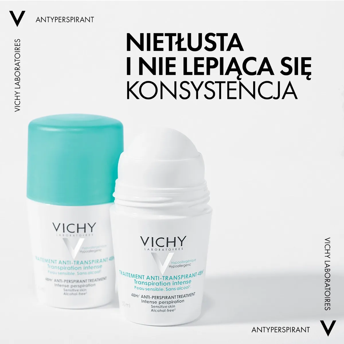 Vichy Traitement Anti-Traspirant 48h Antyperspirant w kulce przeciw intensywnemu poceniu, 50 ml 