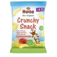 Holle BIO Organic Crunchy Snack chrupki jaglane o smaku mango, 25 g