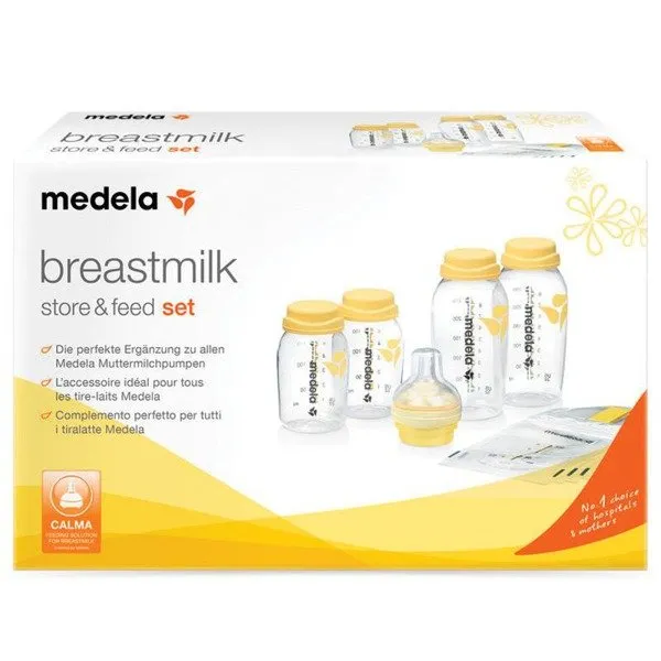 Medela III Breast Milk Store&Feed, zestaw do przechowywania i podawania mleka matki