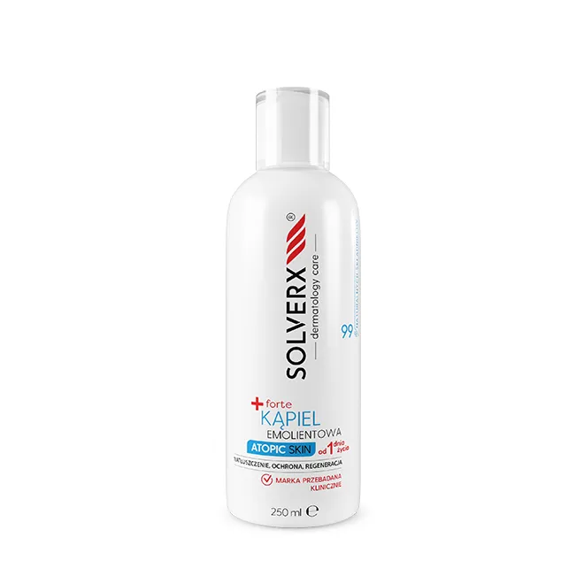 Solverx Atopic Skin +forte kąpiel emolientowa, 250 ml