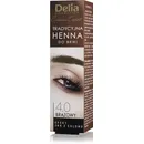 Delia DC Henna tradycyjna do brwi z eurozawieszką 4.0 Brąz, 2 g