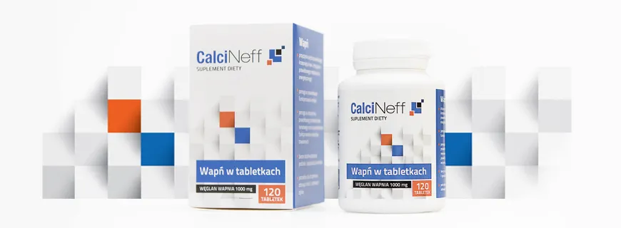 Calcineff, suplement diety, 120 tabletek