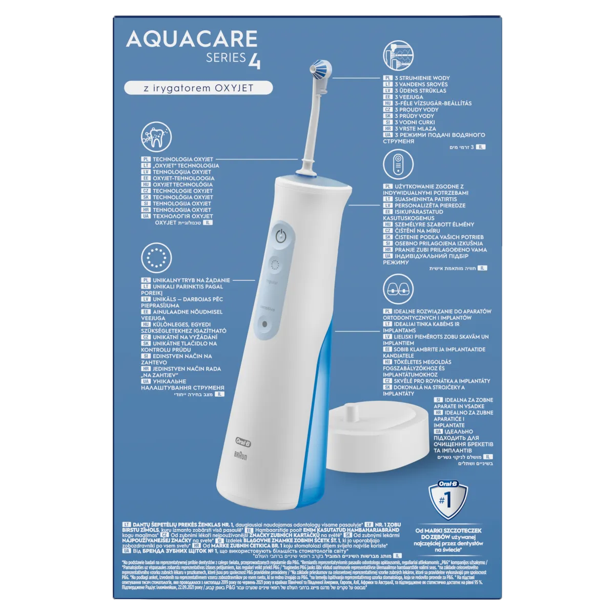 Oral-B Aquacare 4 Irygator do zębów, 1 szt. 