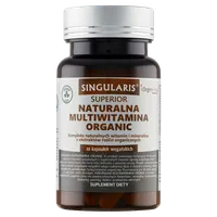 Singularis Superior Naturalna Multiwitamina Organic, suplement diety, 30 kapsułek