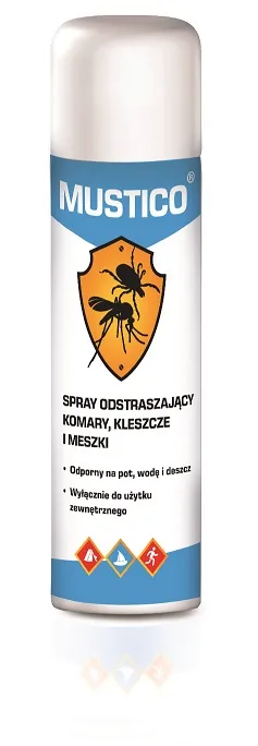 Mustico Spray odstraszający komary i kleszcze, 100 ml