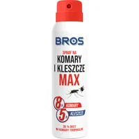 BROS Max spray na komary i kleszcze, 90 ml