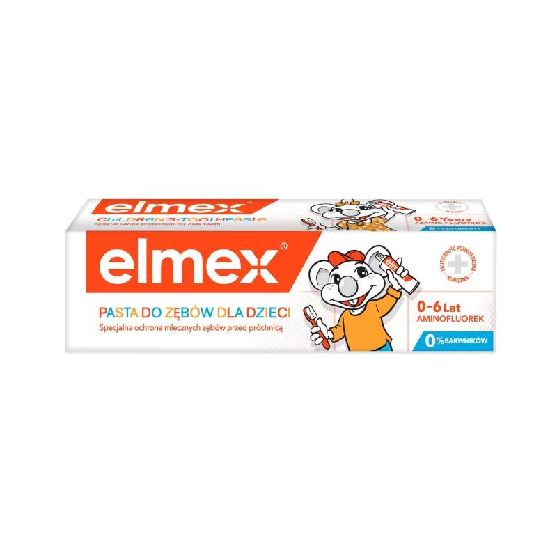 elmex® Kids 0-6 lat pasta do zębów dla dzieci, 50 ml
