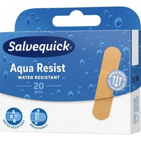Salvequick Aqua Resist plastry wodoodporne, 20 sztuk
