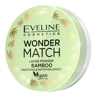 Eveline Cosmetics Wonder Match sypki puder bambusowy wygładzająco-matujący, 6 g