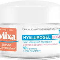 Mixa Hyalurogel Intensywnie nawilżający krem do twarzy, 50 ml