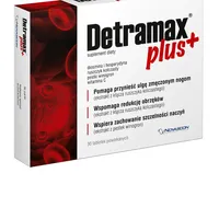 Detramax Plus, suplement diety, 60 tabletek powlekanych