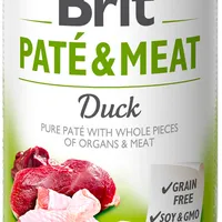 Brit Pate & Meat Duck karma dla psów, 800 g