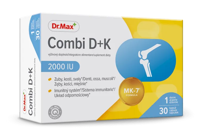 Combi D+K Dr.Max, suplement diety, 30 kapsułek