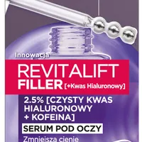 L'Oréal Paris Revitalift Filler Serum pod oczy redukujące cienie i zmarszczki, 20 ml