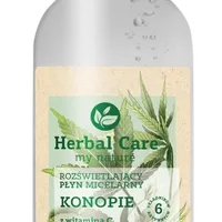 Herbal Care KONOPIE rozświetlający płyn micelarny z witaminą C, 400 ml