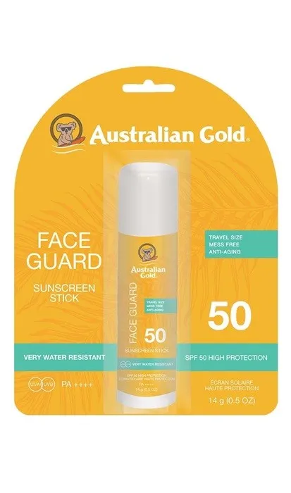 Australian Gold Face Guard Stick sztyft przeciwsłoneczny do twarzy SPF50, 14 g