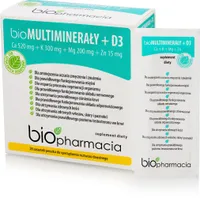 Biofarmacja bioMultiminerały + D3, 28 saszetek