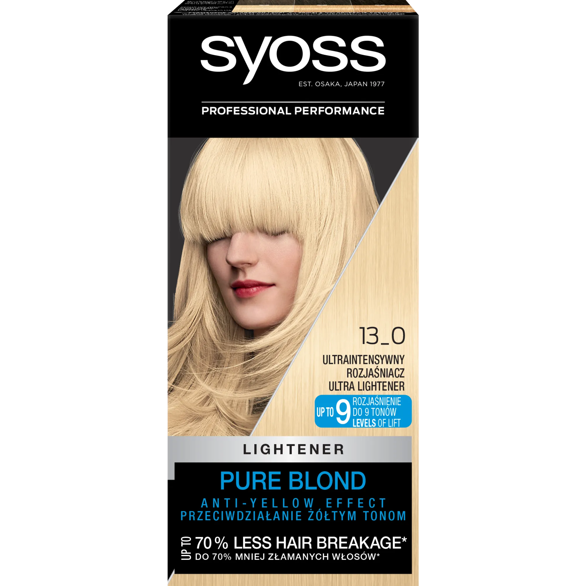 Syoss Lightener Rozjaśniacz do włosów 13_0 Ultraintensywny, 1 szt.