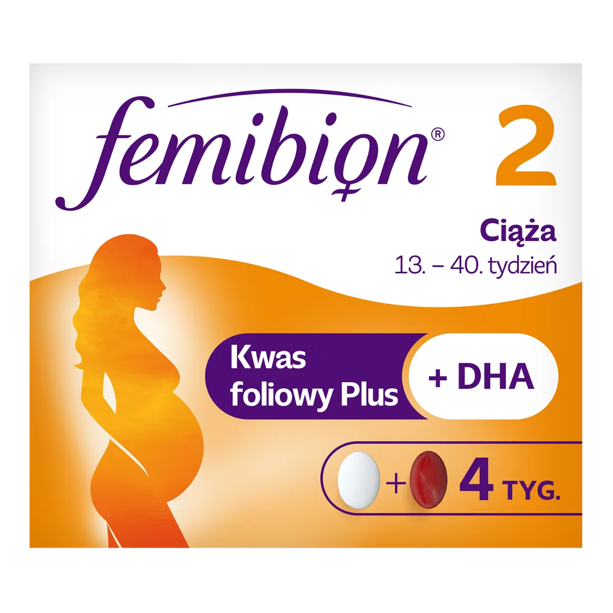 Femibion 2 Ciąża, suplement diety, 28tabletek + 28 kapsułek