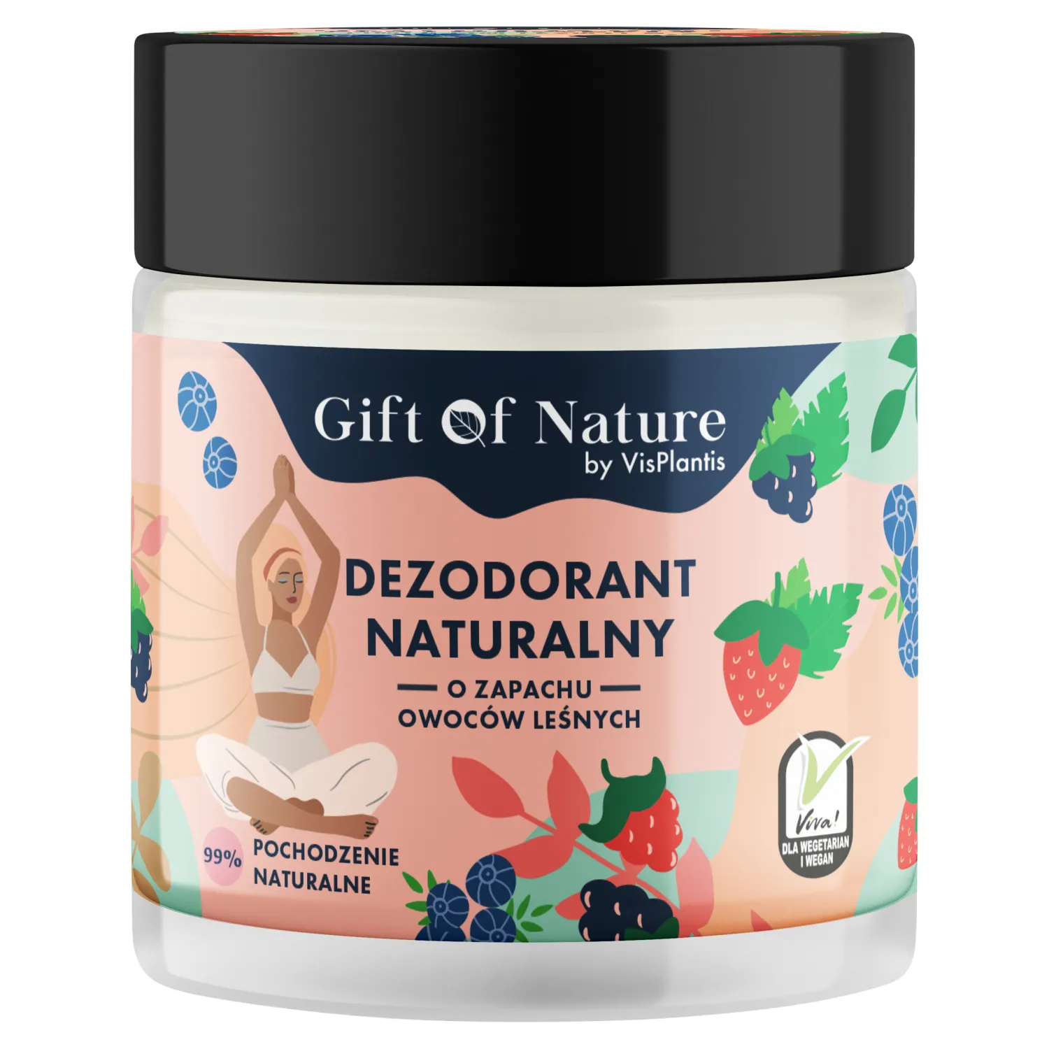 Gift Of Nature Dezodorant naturalny o zapachu owoców leśnych, 75 ml
