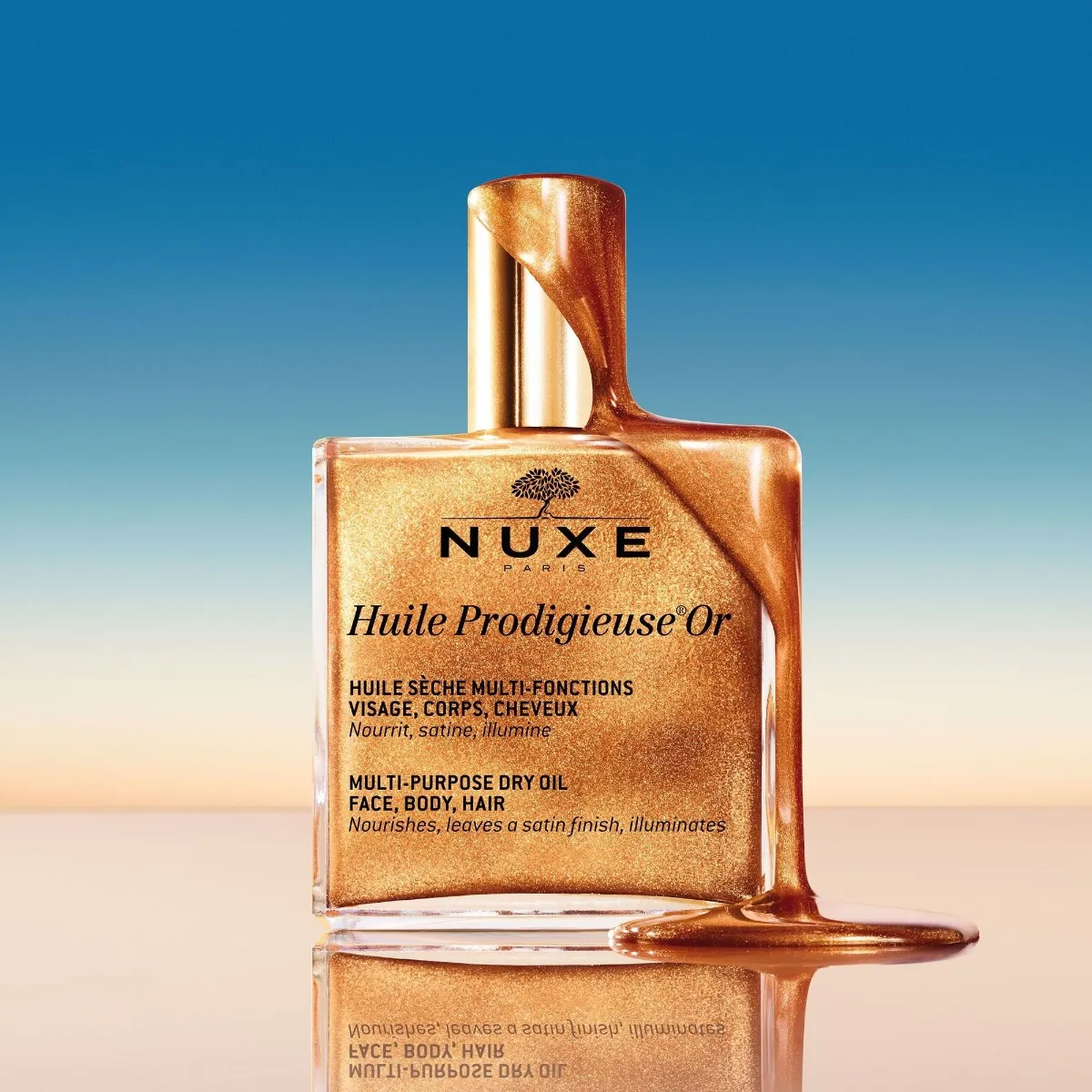 Nuxe Huile Prodigieuse OR, suchy olejek o wielu zastosowaniach ze złotymi drobinkami, 100 ml 