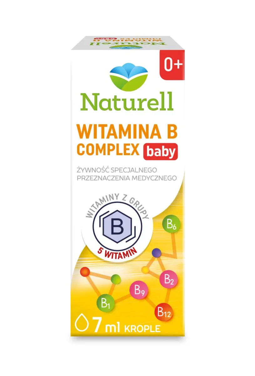 Naturell Witamina B Complex Baby, krople, 7 ml