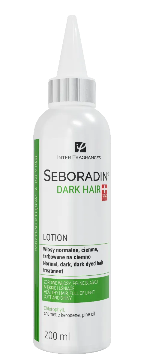 Seboradin Ciemne Włosy lotion do włosów ciemnych – naturalnych i farbowanych, 200 ml