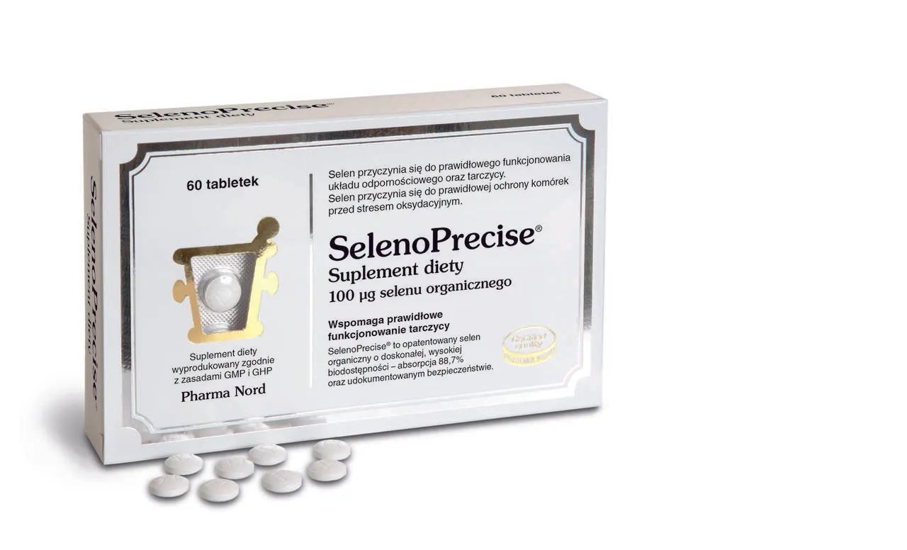SelenoPrecise, suplement diety, 60 tabletek