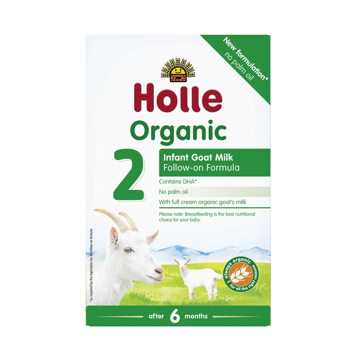 Holle Mleko kozie 2 BIO po 6. miesiącu życia proszek, 400 g