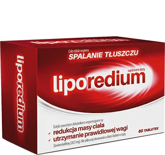 Liporedium, suplement diety, 60 tabletek