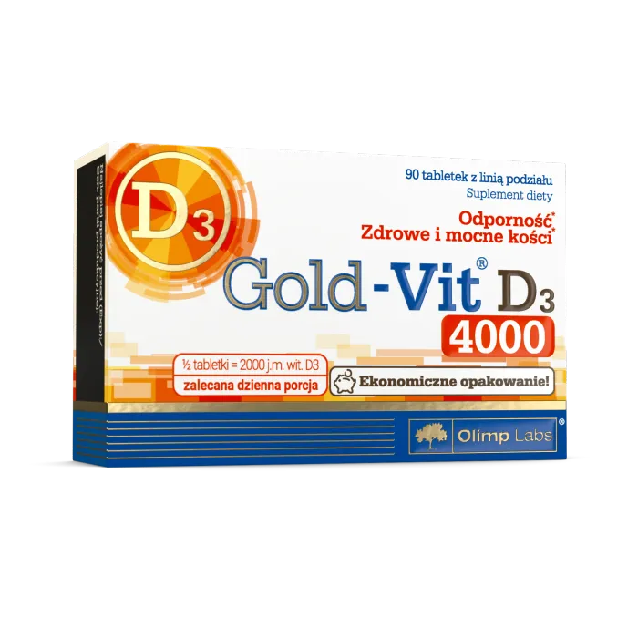 Olimp Gold-Vit D3, suplement diety, 4000 j, 90 tabletek