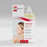 Emolium Dermocare zestaw kosmetyków z emulsją i olejkiem do ciała, 400 ml + 400 ml