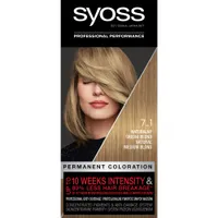 Syoss Permanent Coloration farba do włosów trwale koloryzująca 7-1 Naturalny Średni Blond, 1 szt.
