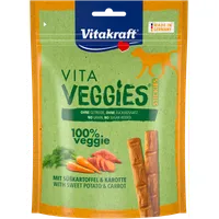 Vitakraft Vita Veggies Sticks Przysmak wegetariański dla psów z marchwią i batatami, 80 g