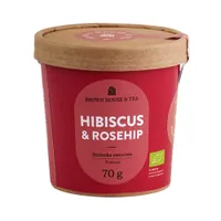 Brown House & Tea Hibiscus & Rosehip Herbatka owocowa,  70 g