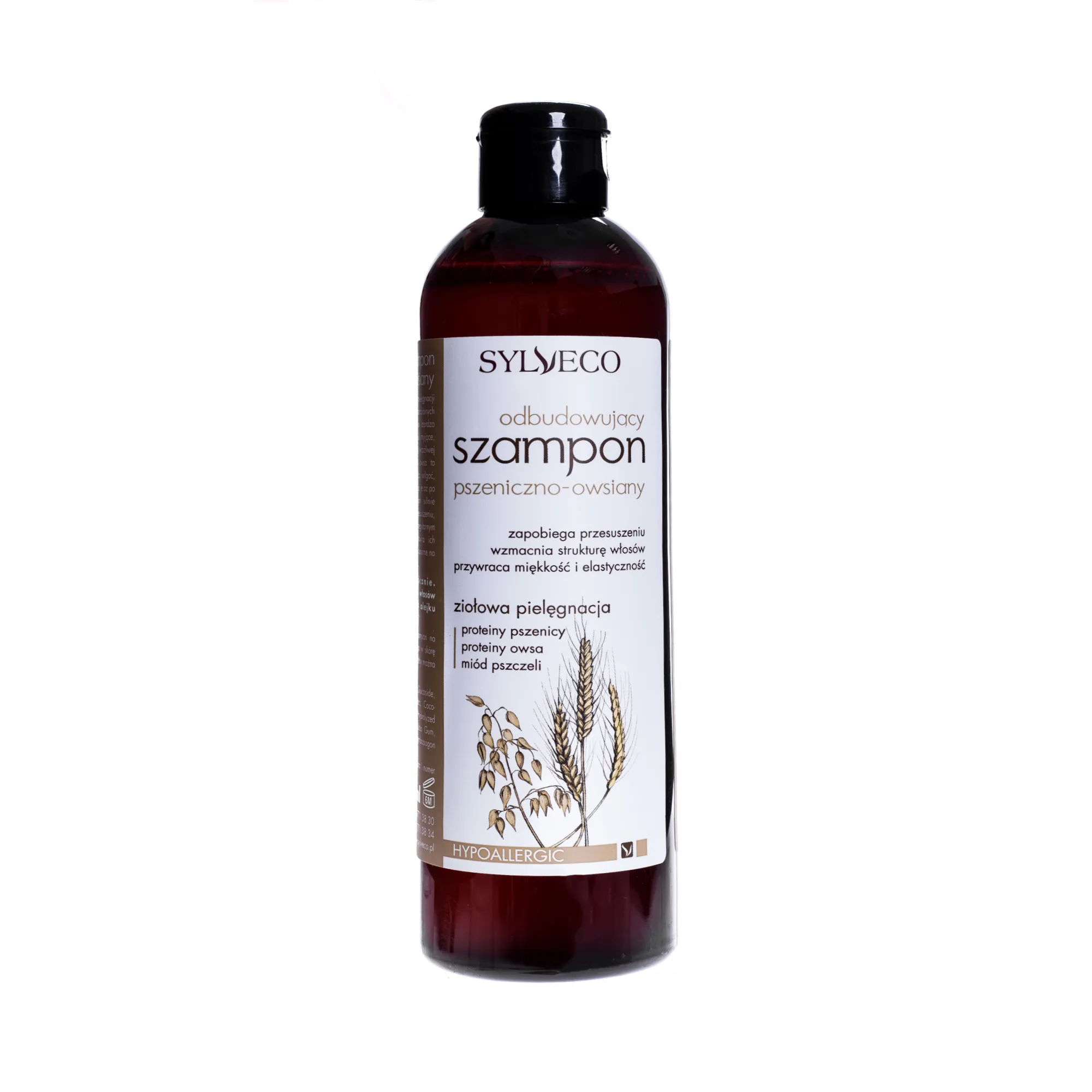 Sylveco,  odbudowujący szampon pszeniczno-owsiany, 300 ml