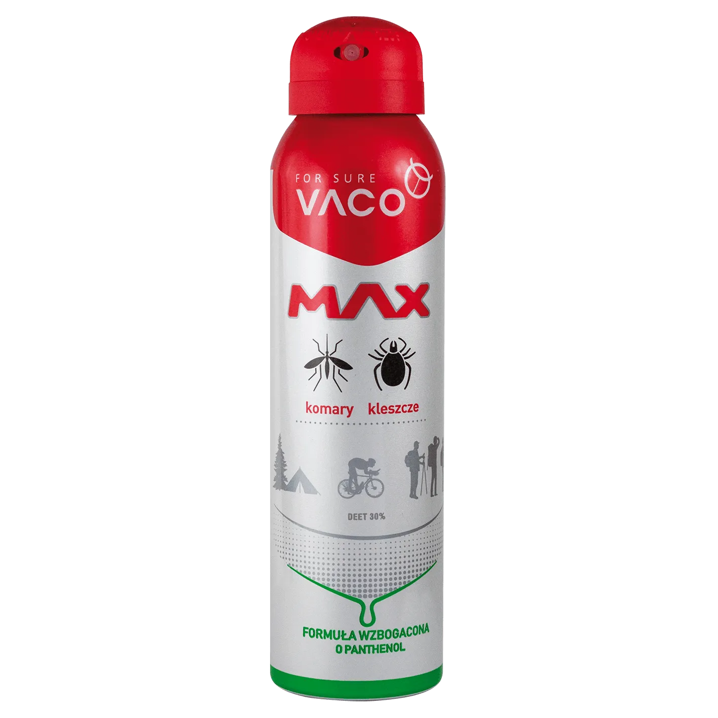 Vaco Max 30% DEET, spray na komary i kleszcze, 100 ml