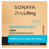 Soraya Złoty Lifting regenerujący krem przeciwzmarszczkowy 60+, 50 ml