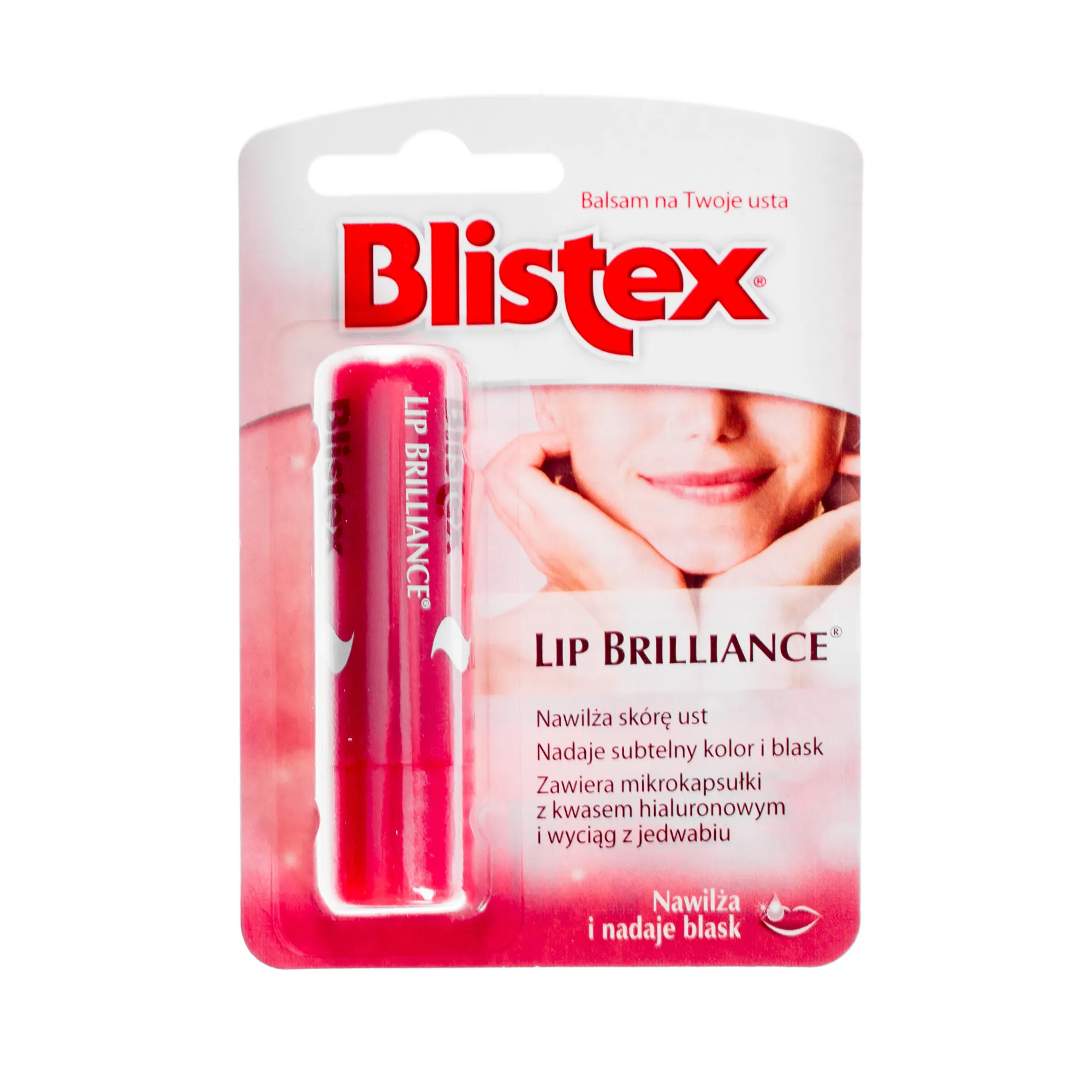 Blistex Brillance, balsam na twoje usta nawilża i nadaje blask, 3,7 g