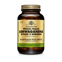 Solgar Ashwagandha wyciąg z korzenia, suplement diety, 60 kapsułek