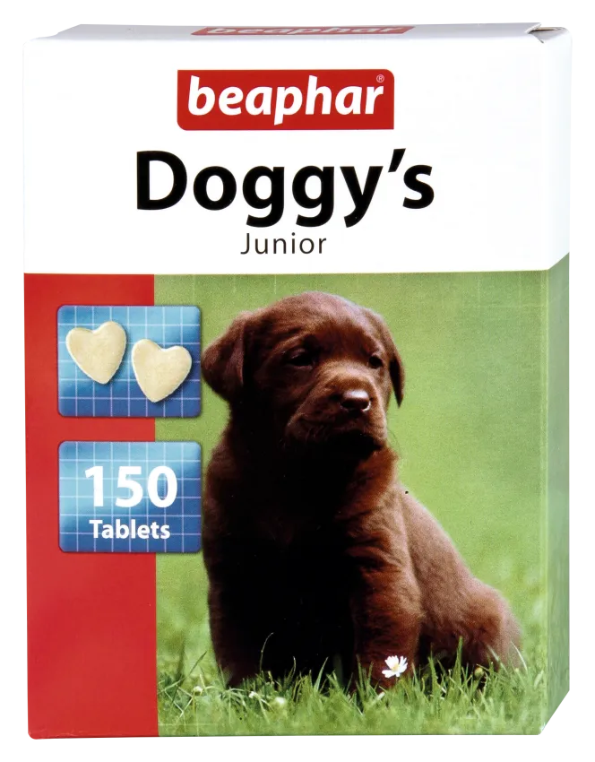 Beaphar Doggy’s Junior tabletki witaminowe dla szczeniąt, 150 szt.