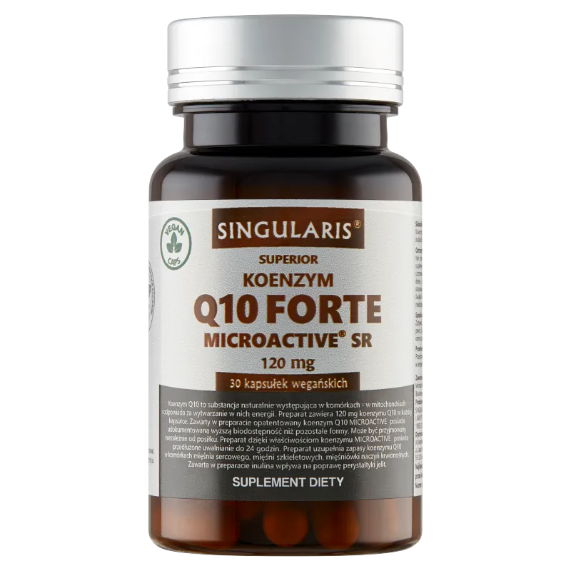 Singularis Superior Koenzym Q10 Forte Microactive SR, suplement diety, 30 kapsułek