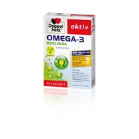 Doppelherz Aktiv Omega-3 Roślinna, suplement diety, 30 kapsułek