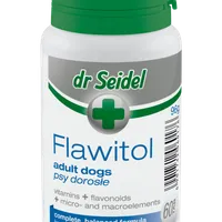 dr Seidel Flawitol Zestaw witamin i minerałów dla psów dorosłych, 60 szt.