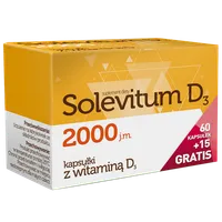 Solevitum D3 2000 j.m., suplement diety 60 kapsułek