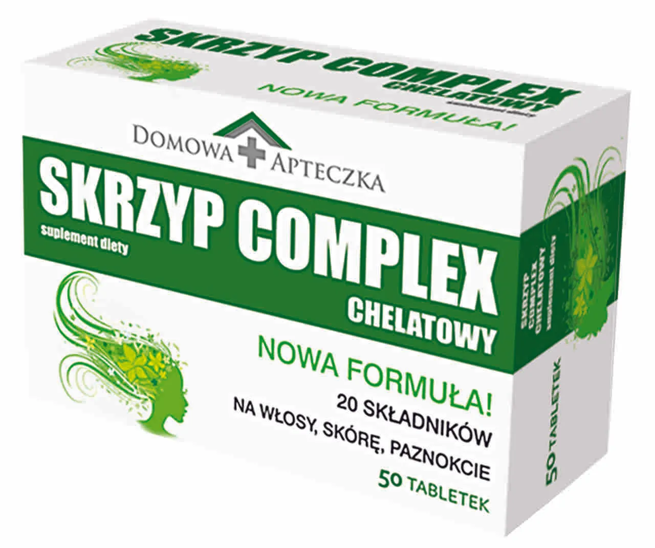 Domowa Apteczka Skrzyp Complex Chelatowany, suplement diety, 50 tabletek