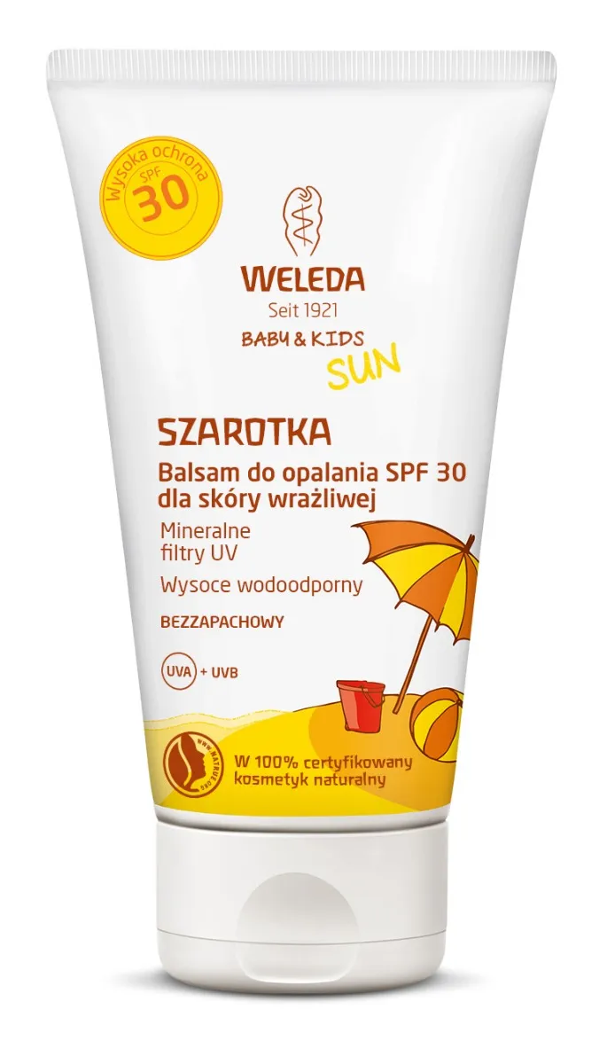 Weleda Baby & Kids Sun Balsam do opalania SPF 30 dla skóry wrażliwej, 150 ml